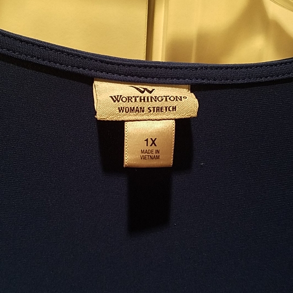 Worthington blue blouse - Picture 2 of 5